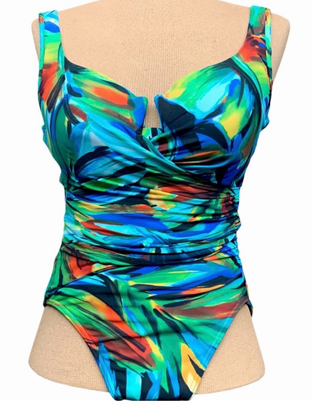 Miracle Suit, Tropical Print, Swimsuit